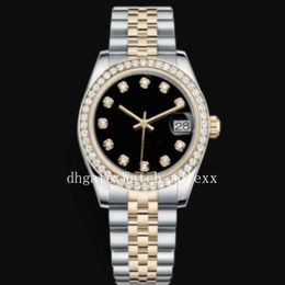 13 Star Supe selling luxury 26mm 31mm Wristwatches Stainless Steel Ladies DAT Diamond Bezel White Pearl Mother with Diamonds Class263L