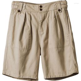 Men's Shorts Loose Straight Gurkha Pants Summer Outdoor Camping Workwear Chic Menswear