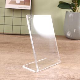 Frames Acrylic Desktop Display Frame Table Card Sign Collection Po Protection Holder Magnetic Postcard Souvenir Stand