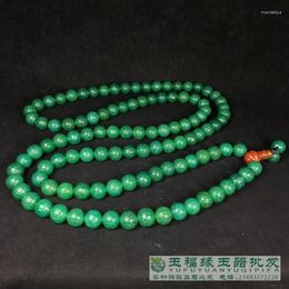 Chains Real Old Agate Women Bracelet With Natural Texture Green Jade Bracelets Bangles12mm Jadeite Jewellery Christmas