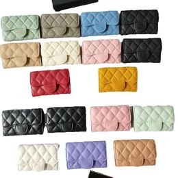 5a Wallet Designer Card Holder Wallets Women Wallet Zippy Wallets Classic Quilted Bag Fashion Sheepskin Cowhide Purses Flip Zero