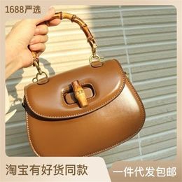 Autumn Winter Genuine Leather New High Quality Bamboo Joint Single for Women 80% Off Factory sales