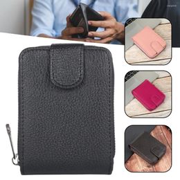 Card Holders Simple Zipper Buckle Wallet Anti-theft Driver's Licence Holder For Home Outdoor