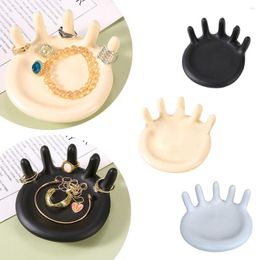 Jewellery Pouches Universal Ring Necklace Bracelet Plate Palm Shape Holder Friends Lovers Gift Organiser For Home