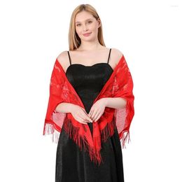 Scarves Bridal Evening Dresses Shawl Fashion Party Bridesmaid Dinner Lace Wedding Triangle Scarf