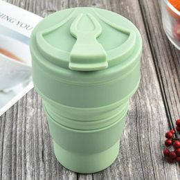 Cups Saucers Silicone Drinking Mug Heat Resistant Portable Tea Cup Lightweight Leakproof For Office Travel Accessories