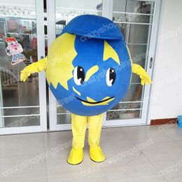 Halloween Earth Mascot Costume Top quality Cartoon Character Outfits Christmas Carnival Dress Suits Adults Size Birthday Party Outdoor Outfit