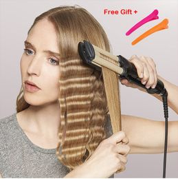 Hair Straighteners Crimper Curling Iron Ceramic Crimpers Wavers Curler Wand Fast Heating 3 Barrels Waver Tools for All Types of 230923