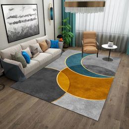 Carpets Nordic Geometric Abstract Carpet Living Room Large Area Rugs Non slip Entrance Floor Mat Modern Home Decoration Bedroom 230923