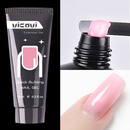 Nail Polish 15ml Poly Acrylic Gel For Nail Extension 0.5fl.oz Quick Building Poly Nail Gel PureGlitter Prolong Manicure Polymer Acrylic Gel 230923