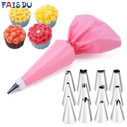 Other Event Party Supplies 624 Pcs Set Pastry Bag and Stainless Steel Cake Nozzle Kitchen Accessories For Decorating Bakery Confectionery Equipment 230923