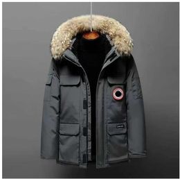 Men's Down Parkas Jackets Winter Work Clothes Jacket Outdoor Thickened Fashion Warm Keeping Couple Live Broadcast Canadian Goose Coat Wbfn