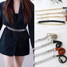 Belts Fashion For Women Dress Skirt Sweater Overcoat Waist Chain Belt Adjustable Waistband Cummerbunds
