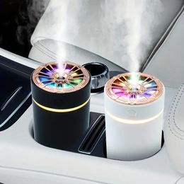 1pc Portable Mini 270ml Ultrasonic Humidifier USB Car Air Freshener With Colourful LED Night Light & Home Aroma Diffuser, Small Appliance, Bedroom Accessories