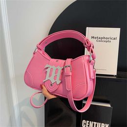 High quality small for women versatile 2023. Underarm with buckle bag. Ladies trend 80% Off Factory sales