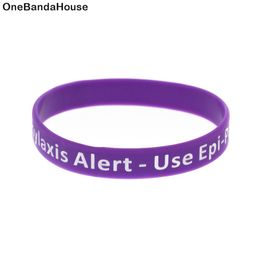 1PC Anaphylaxis Alert Silicone Bracelet What Better Way To Carry The Message Than With A Daily Reminder311x