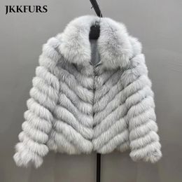 Women's Fur Faux Fur Casaco De Pele Winter Thick Warm Real Fur Coat for Women Cardigan Reversible Jacket Bubble Natural Fur Jackets S4829 230923
