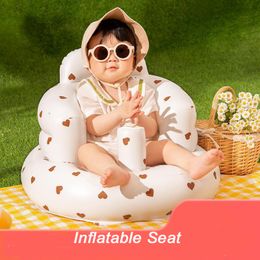 Baby Rail Inflatable Children's Sofa Portable Baby Chair Multifunctional Baby Bath Seat Baby Lounger for Kids Beach Armchair Child Stool 230923