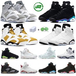 6 Men Basketball Shoes Jumpman 6s Sneaker Aqua Yellow Ochre Reverse Oreo Cool Grey Toro Metallic Silver Midnight Navy Infrared Unc Hare Mens Trainer Sports Sneakers