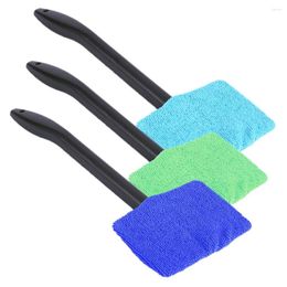 Car Washer Window Clean Tool 13in Long Windshield Cleaner Ergonomic Easy Use Removable Microfibre For Floors Mirrors