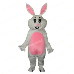 Halloween Lovely Rabbit Mascot Costume Carnival Easter Unisex Outfit Adults Size Christmas Birthday Party Outdoor Dress Up Promotional Props