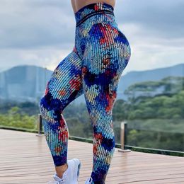 Knitting Wool Digital Print Fitness Sexy Jeggings Sports Leggings Women Yoga Pants Gym Leggins Push Up Female Slim Workout
