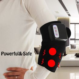 Leg Massagers Electric Heating Knee Massager Elbow Knee Pad Vibration Massage for Arthritis Joint Pain Relief Brace Support Health Care 230923