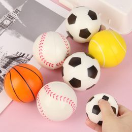 6cm Fidget Toys Stress Relief Squeeze Ball Football Basketball Hand Autism Sensory Toys For Kids Adults Antistress Relaxing Toy 2720