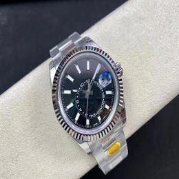 Top Men's 42mm Watch N Factory V2 9001 Automatic Mechanical Movement 904L Sapphire Glass Ultra Thin wristwatch montre de luxe320r