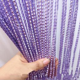 Bath Accessory Set 1M 2M Door And Window Panel Screen Fringe Room Tassel Beaded Curtains Home Decoration