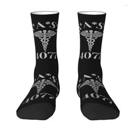 Men's Socks Funny Mens Mash 4077 US Army War Tv Dress Unisex Comfortable Warm 3D Printed Crew