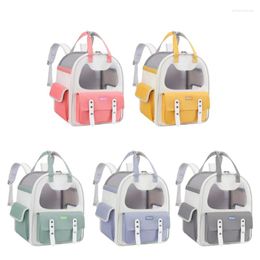 Cat Carriers C90D Pet Bags Dog Backpack Travel Bag Outdoor Hiking Portable Breathable Mesh