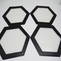 Hexagon shape Food Grade Non-stick Silicone Baking Mat Dabber Sheets218W