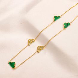 Fashion Necklace Designer Jewelry Pendant Necklaces 18K Gold Plated Flower Necklace Link Chain Womens Jewelry Decorate