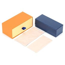 Oversized glasses case sunglasses hard box set glasses case yellow blue hard box Glasses bag and cloth271p