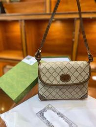 2023 Luxury Designer Shoulder Bag handbag cross Body women's original classic Genuine Leather Purse embroidery wallets