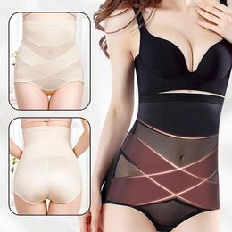 Women's Shapers Postpartum High-waisted Abdominal Underwear Shaping Traceless Mesh Breathable Buttock Lifting Body-fitting Body Shaper