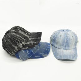 Ball Caps Adult Vintage Washed Distressed Hats Baseball Outdoor Men Women Casual Cotton Sports Hat Hip Hop Snapback