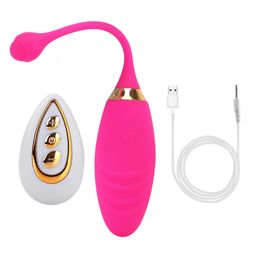 Vibrators USB Vagina Jump Egg For Women Wireless Remote Gspot Massage Dildo Masturbator Clit Vibrator Adult Sex Shop for 18 230925