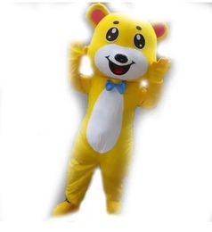 Halloween Yellow Bear Mascot Costume Prop Show Cartoon Doll Costume Doll Costume Human Costume