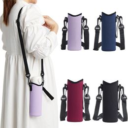 Other Drinkware Neoprene Bag Pouch with Strap and Hook Outdoor Water Bottle Insulated Cover 1Pc 230923