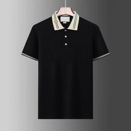 Mens Stylist Polo Shirts Luxury Italy Men kläder Kort ärm mode casual Men's Summer T-shirt Många färger är tillgängliga storlek M-3XL-G