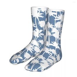 Men's Socks Compression Palm Trees Pattern Women 2023 Female Bike Sock