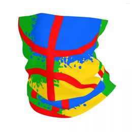 Scarves Amazigh Flag Bandana Neck Cover Printed Imazighen Amazir Berber Mask Scarf Multifunctional Face Hiking For Men Women Adult