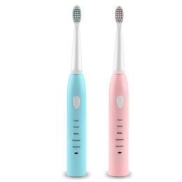 X100PCS Powerful Ultrasonic Sonic Electric Toothbrush USB Charge Rechargeable Tooth Brushes Washable Electronic Whitening Teeth Brush