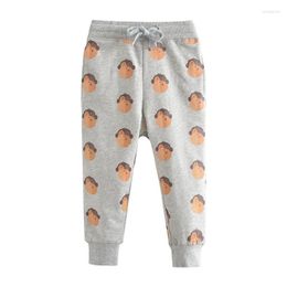 Trousers Jumping Metres Full Length Sweatpants With Cartoon Drawstring Autumn Winter Boys Trouser Children's Clothing Pants