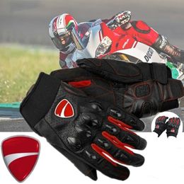 Sports Gloves Genuine Leather Racing Glove Motorcycle Gloves Ride Bike Driving Bicycle Cycling Motorbike Sports Moto Racing Glove 230925