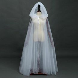 Abbigliamento da palco Notte oscura Donna Mantello con scialle da fata medievale Chiffon Gotico Costume sexy di Halloween per donna