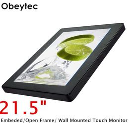 Monitors 21.5" PCAP Capacitive Open Frame Touchscreen Monitors 4mm Cover Glass FHD 10 Points IP65 1920*1080 special design 230925