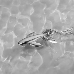 Pendant Necklaces Whale Drop Necklace Fashion INS Cool Style Long Sweater Chain Simple Concise